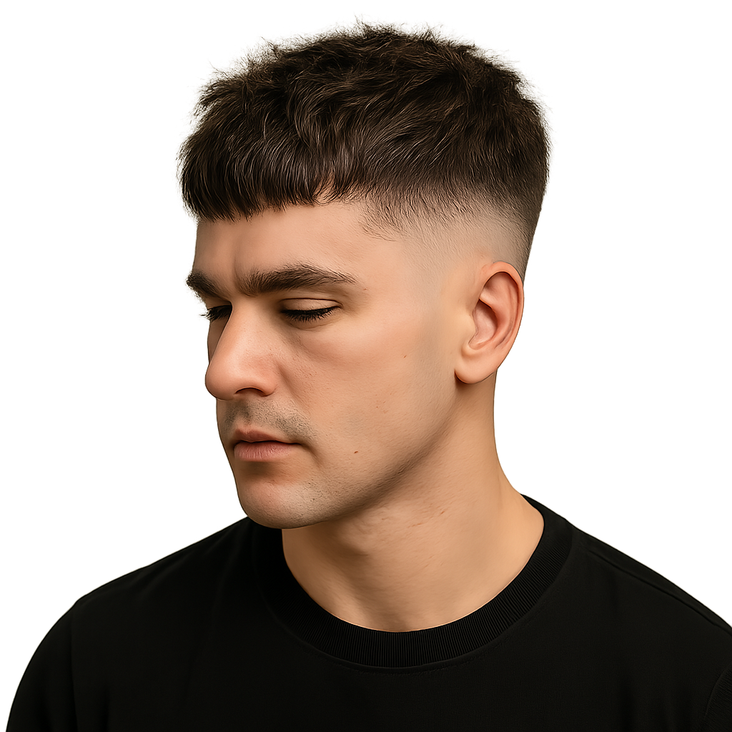 Crop texturizado con fade bajo