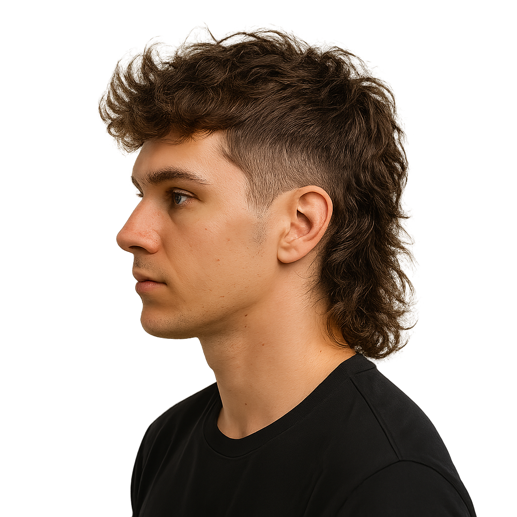Mullet moderno con textura